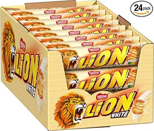 🦁 NESTLÉ LION White Knusper-Riegel 24er Pack (24 x 42g) ab 9,31 € inkl. Prime-Versand