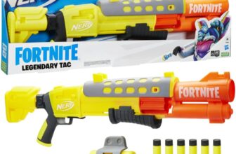 Nerf Fortnite Legendary TAC Blaster Dart Megatrommel