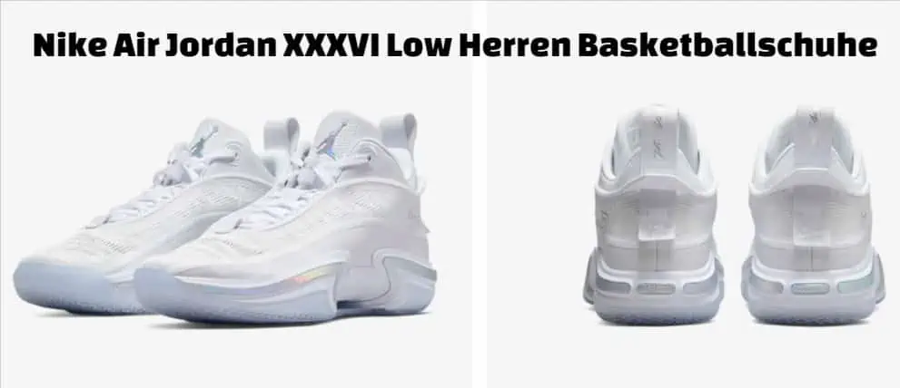Nike Air Jordan XXXVI Low Herren Basketballschuhe (Gr. 38 bis 46) für 87,47 € inkl. Versand