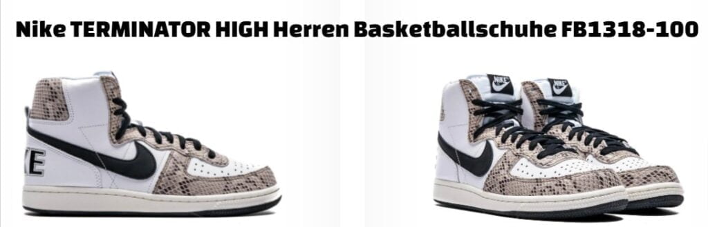 Nike Terminator High Herren Basketballschuhe Fb1318-100