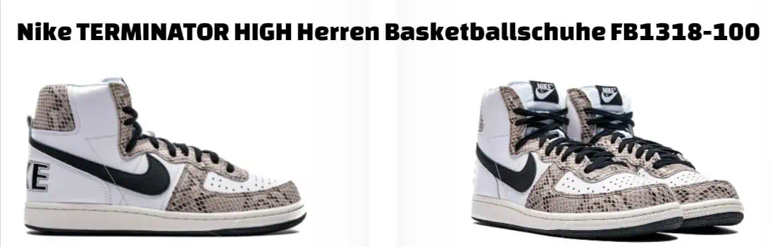 [Exklusiv] Nike TERMINATOR HIGH Herren Basketballschuhe FB1318-100 (Gr. 41 bis 46)  für 76,46 € inkl. Versand