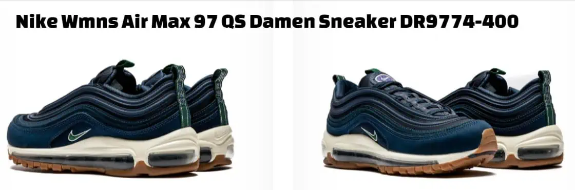 [Exklusiv] Nike Wmns Air Max 97 QS Damen Sneaker DR9774-400 (Gr. 35,5 bis 39) für 77,97 € inkl. Versand