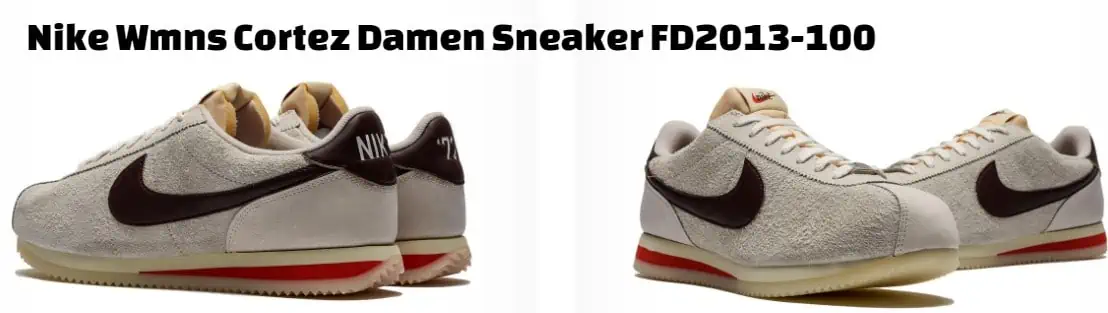 [Exklusiv] Nike Wmns Cortez Damen Sneaker FD2013-100 (Gr. 37,5 bis 46) für 87,96 € inkl. Versand