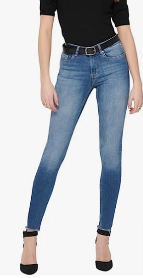 Only Female Skinny Fit Jeans Onlblush Mid Ankle Only Amazon De Fashion