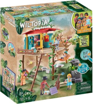 PLAYMOBIL Wiltopia Familienbaumhaus mit Spielzeugtieren