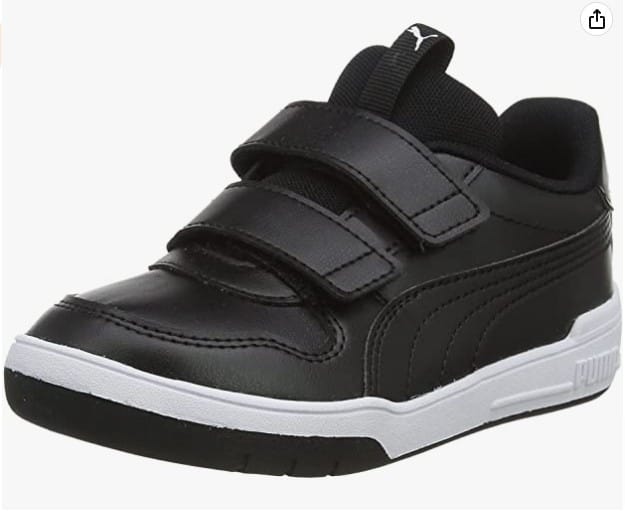 Puma Unisex Baby Multiflex Sl V Inf Sneaker Black White Eu Amazon De Fashion