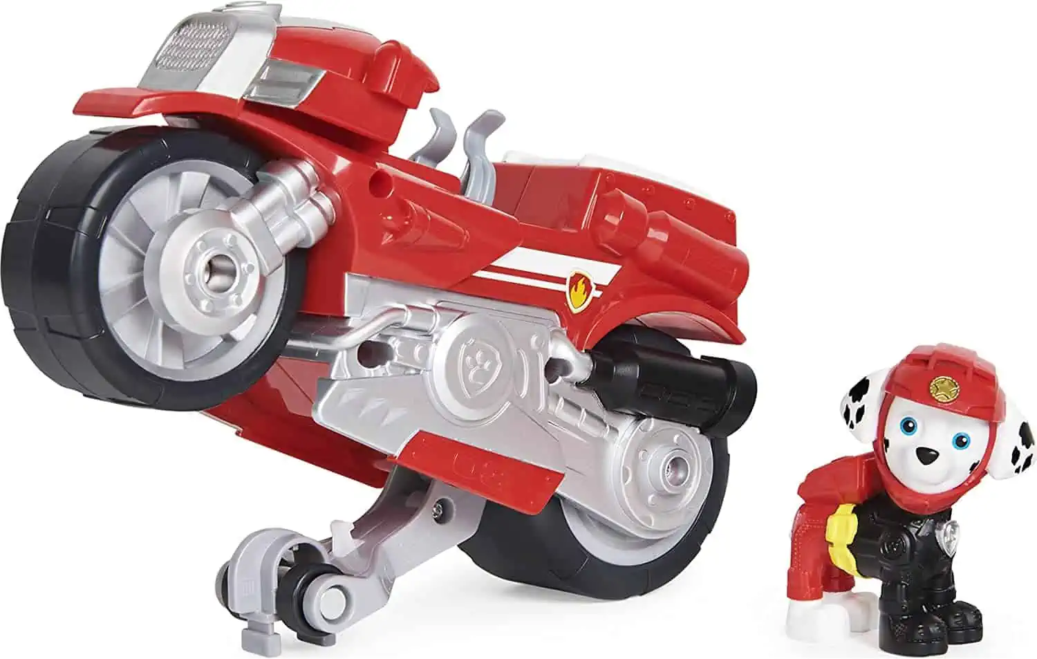 Paw Patrol Moto Pups Marshalls Motorrad mit Spielfigur (Fahrzeug mit Rückzugs- und Wheelie-Funktion) für 10,99 € inkl. Prime-Versand (statt 19,95 €)