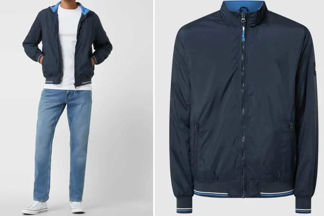 Pepe Jeans Blouson mit Reißverschlusstaschen Modell Jake (3 Farben, Gr. (Gr. XS bis XL) für 39,99 € inkl. Versand (statt 66€)