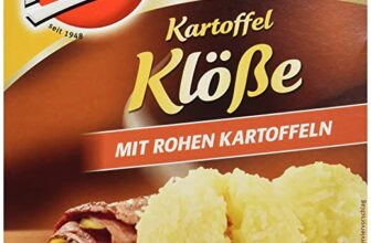 Pfanni Kartoffel Kloesse mit rohen Kartoffeln