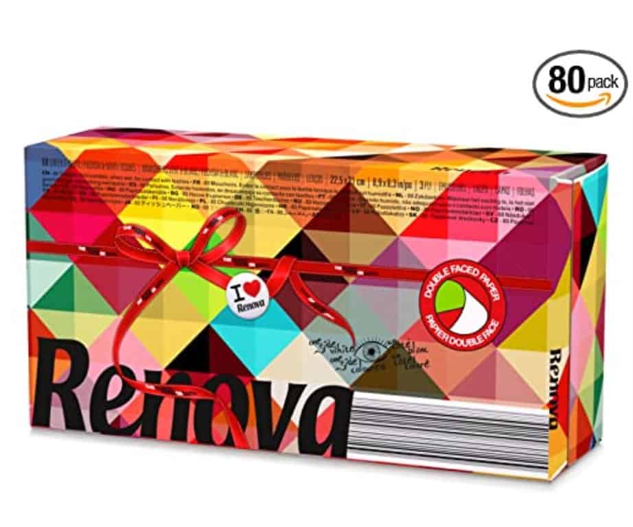 Renova Two Colour Facial Tissues Amazon.de Drogerie Koerperpflege