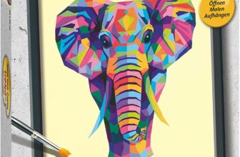 Ravensburger Malen nach Zahlen – Bunter Elefant