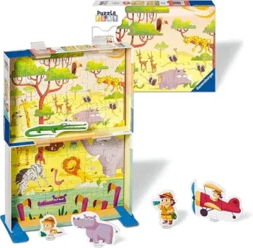 Ravensburger Kinderpuzzle 05594 - Puzzle&Play Safari-Zeit