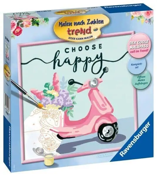 Ravensburger Malen nach Zahlen Choose happy (20068) für 11,98 € inkl. Versand (statt 15,90 €)