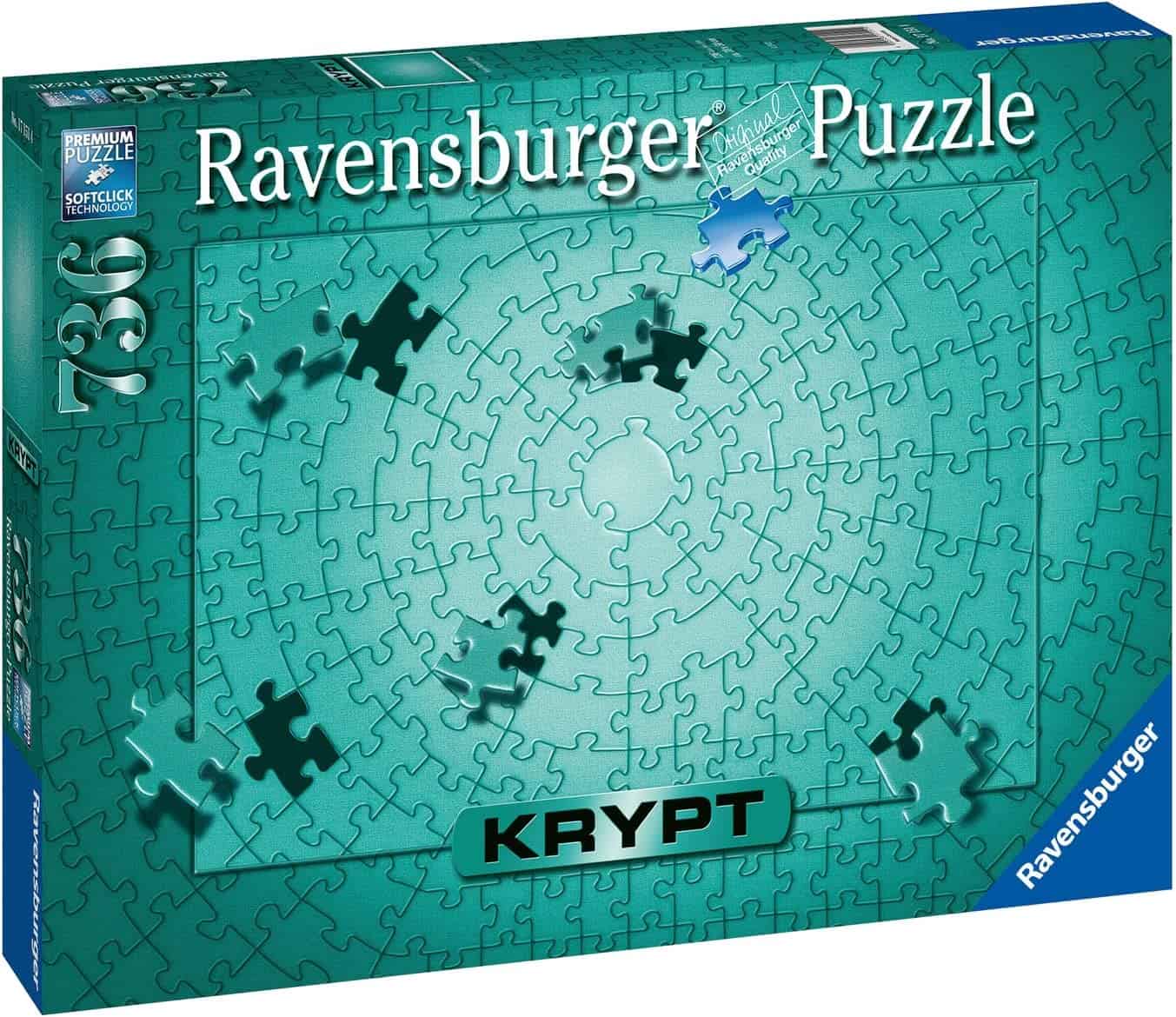 Ravensburger Puzzle Krypt Puzzle Metallic Mint Schweres Puzzle