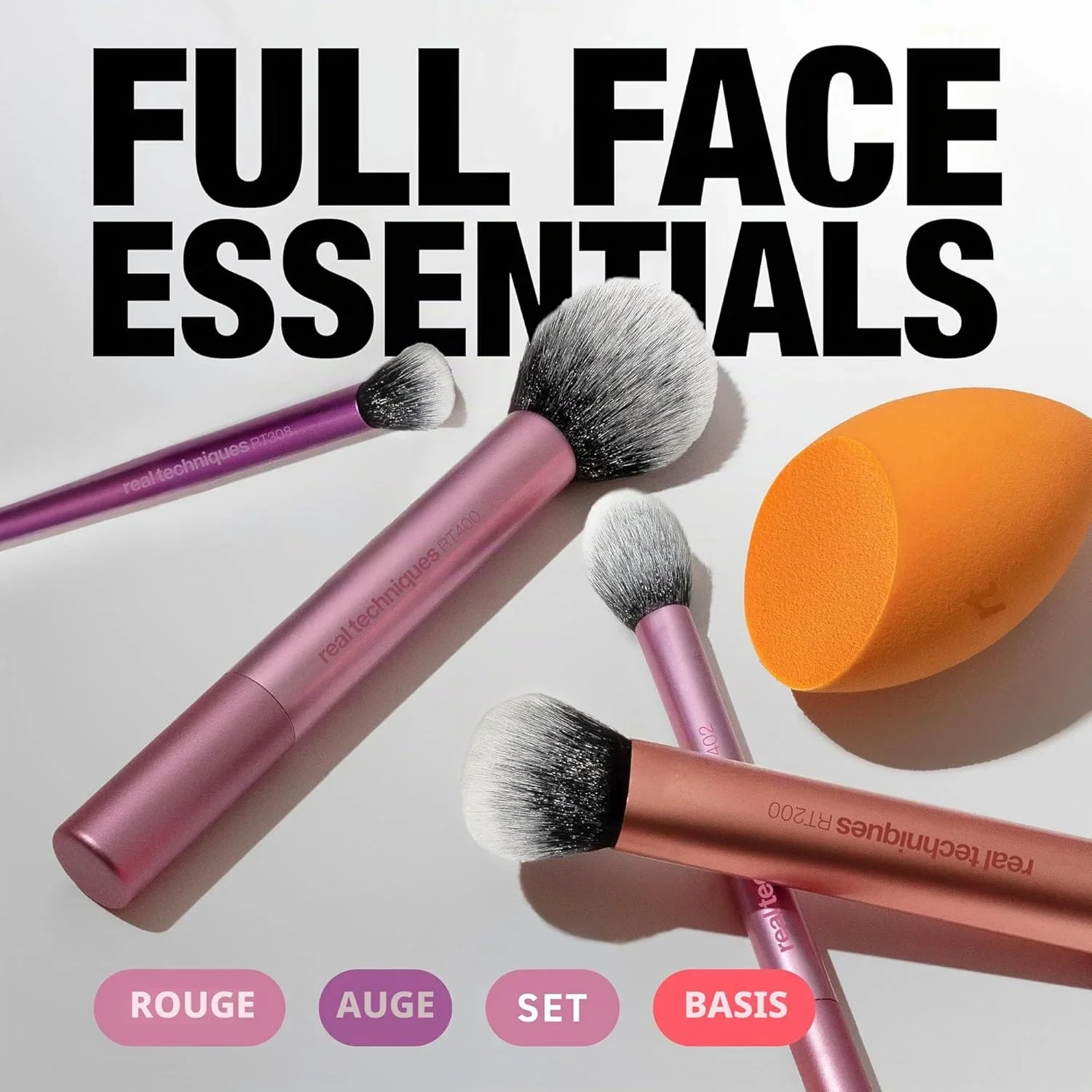 Real Techniques Everyday Essentials Make up Schwamm Set 4 Make up Pinsel und 2 Blender Schwaemme fuer Foundation Roug B0814747R8 2 Real Techniques Everyday Essentials Make up Schwamm Set 4 Make up Pinsel und 2 Blender Schwaemme fuer Foundation Roug B0814747R8 2