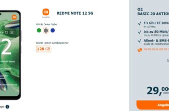 Redmi Note G o Basic mit GB