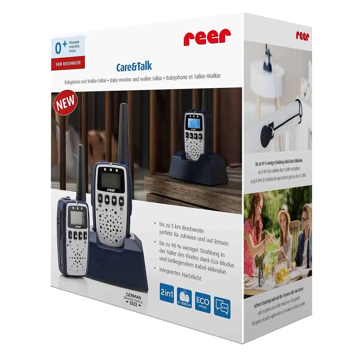 Reer Care&Talk 2in1 Babyphone und Walkie-Talkie (bis zu 5 km Reichweite) für 67,98 € inkl. Versand (statt 84,59 €)