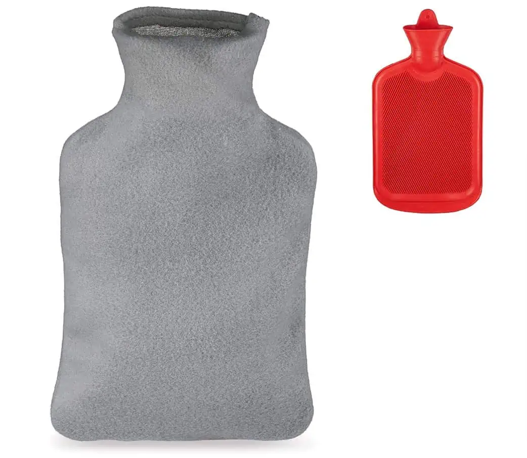 2x Relaxdays Wärmflasche mit Bezug, Flauschige Kuschelwärmeflasche, 1,5l für 11,34 € inkl. Versand (statt 19,98 €)