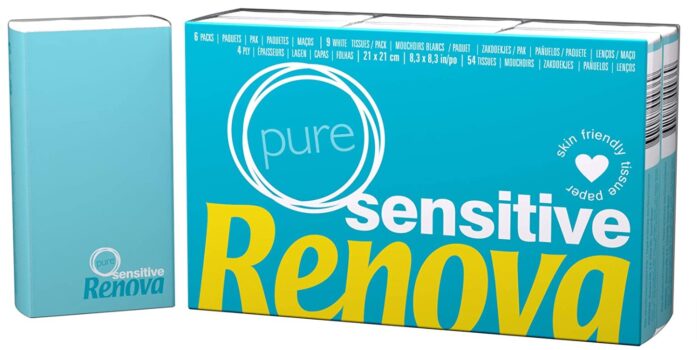 Renova Taschentuecher Sensitive Pure Packungen weisse Taschentuecher Stueck er Pack Amazon de Drogerie Koerperpflege