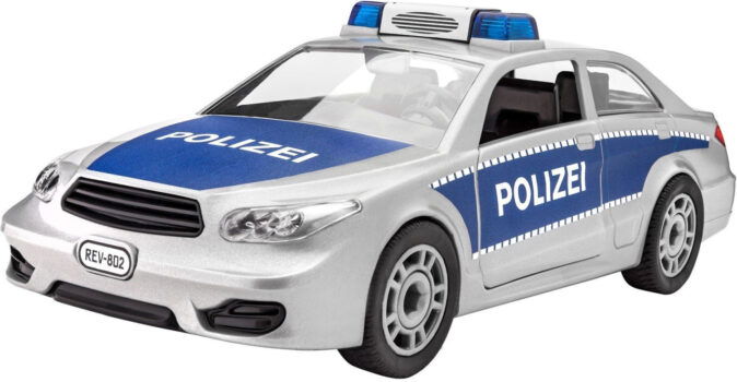 Revell Junior Kit Polizei Auto Modellbausatz