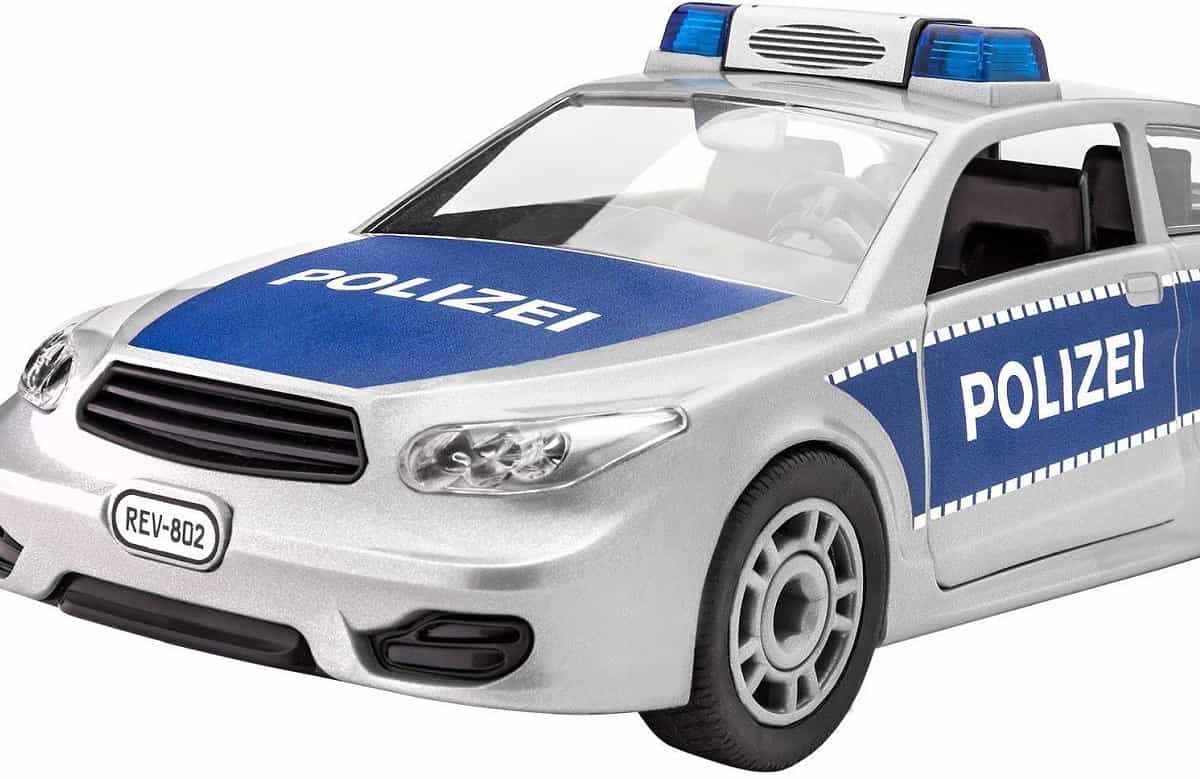 Revell Junior Kit Polizei Auto Modellbausatz