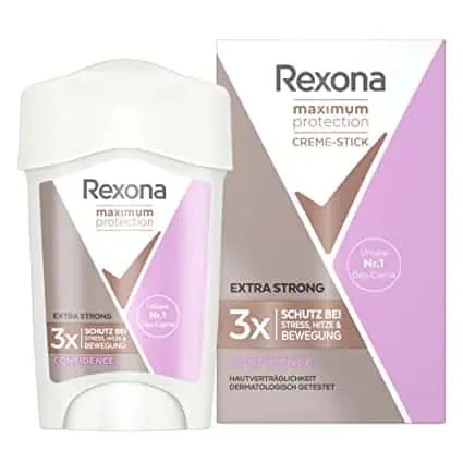 4x Rexona Deo Creme Stick Women Maximum Protection Confidence Anti-Transpirant 45ml für 14,36 € inkl. Prime-Versand
