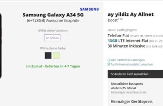 Samsung Galaxy A G der ay yildiz Ay Allnet mit GB Datenflat