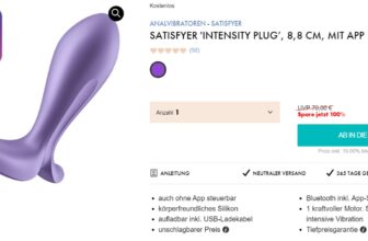 Satisfyer Intensity Plug Analvibrator