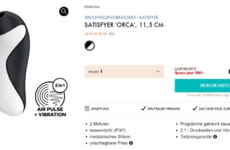 Satisfyer Orca Druckwellenvibrator