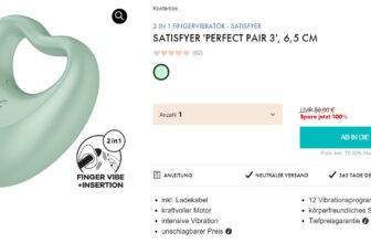 Satisfyer Perfect Pair in Fingervibrator