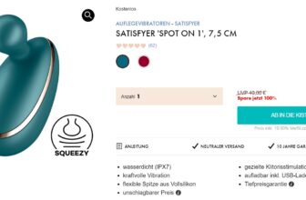 Satisfyer Spot On Auflegevibator