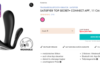 Satisfyer Top Secret+ Tragbarer Bluetooth Vibrator