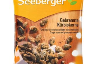 Seeberger Gebrannte Kuerbiskerne er Pack Karamellisierte knackige