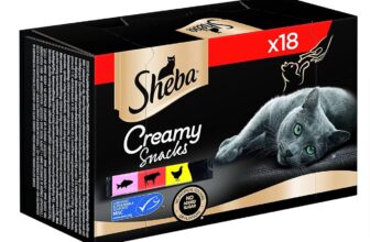 Sheba Katzensnacks Creamy Snacks praktische Katzenleckerli Sticks xg Packung – in den V