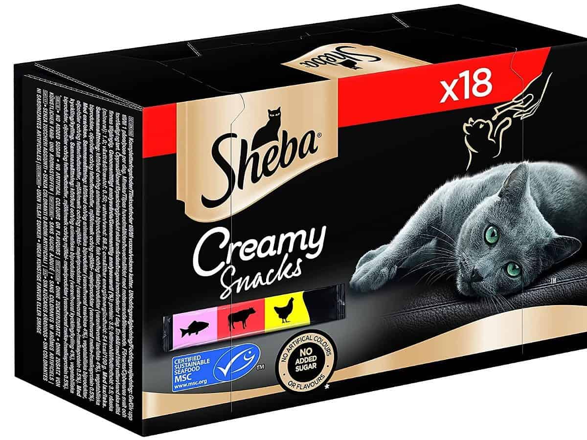 Sheba Katzensnacks Creamy Snacks Praktische Katzenleckerli Sticks Xg Packung – In Den V