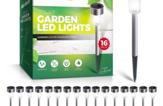 Signature Garden Edelstahl Solarlampen Fuer Aussen Mini er Pack