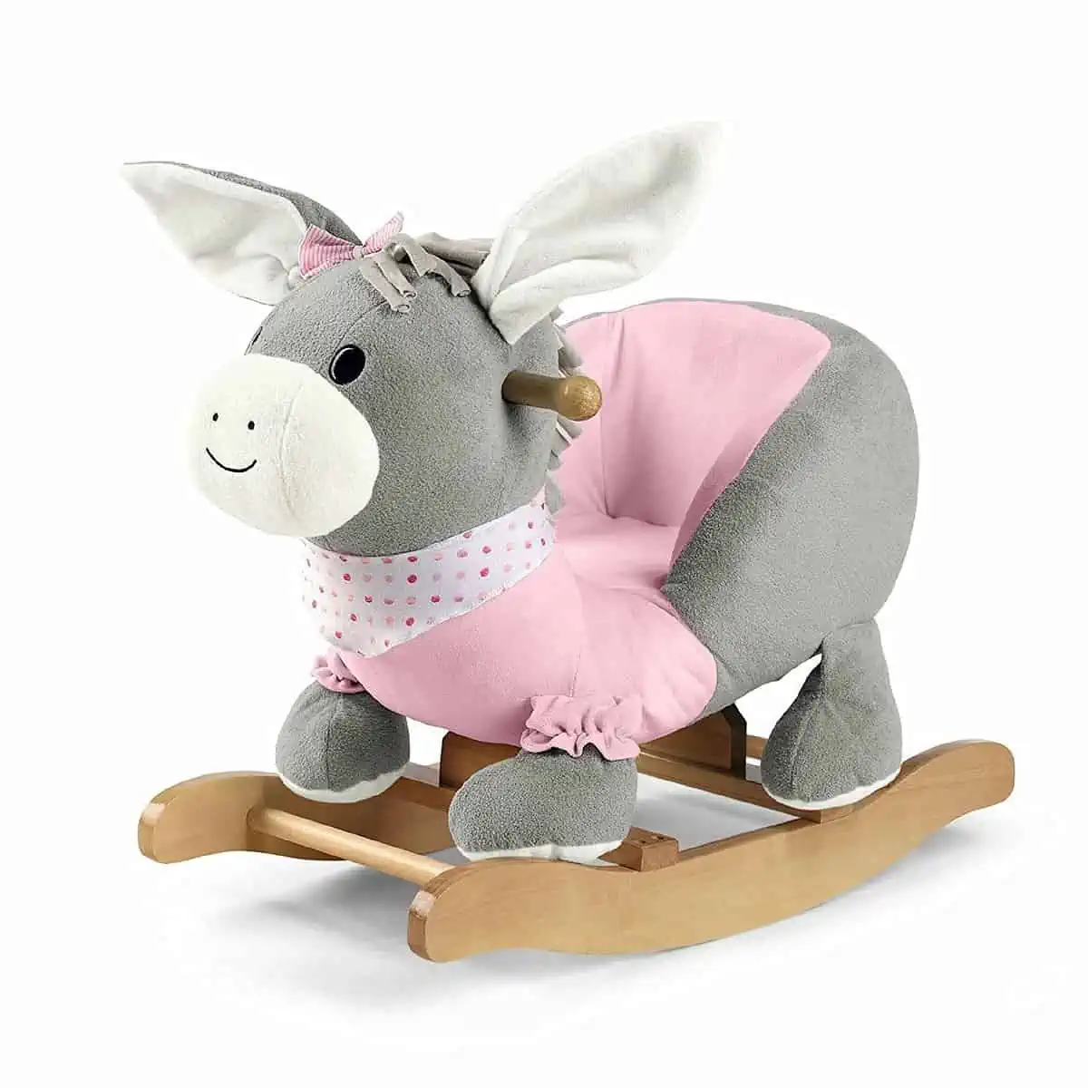 Sterntaler Schaukeltier Esel Emmi Girl (Alter: 12-36 Monate, 68 x 36 cm, Grau/Rosa) für 58,39 € inkl. Versand (statt 75,91 €)