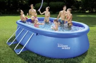 Summer Waves Quick Pool aufblasbar Swimmingpool blau x x cm kaufen Globus Baumarkt