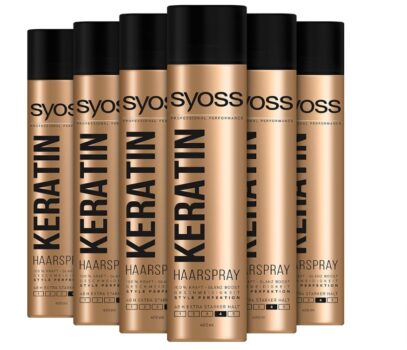 Syoss Haarspray Keratin Haltegrad x ml extra starkes Haarspray fuer bis zu h