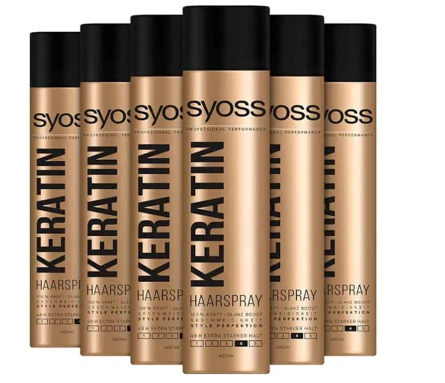 Syoss Haarspray Keratin Haltegrad 4 (6 x 400 ml) ab 19,16 € inkl. Prime-Versand (statt 26,94 €)