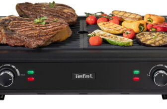 TEFAL TG Smoke Less Elektrogrill . WattThermostat mit Kochstufen