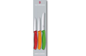 Victorinox Swiss Classic Gemuesemesser Set teilig in rot orange gruen