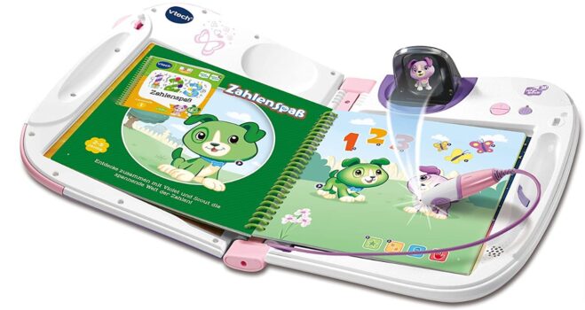 Vtech MagiBook D pink Lernbuchsystem Mehrfarbig Amazon de Spielzeug