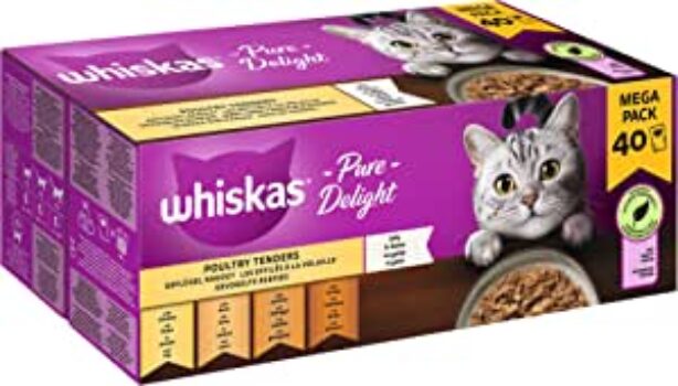 Whiskas Katzennassfutter Ragout Gefluegel Auswahl in Gelee