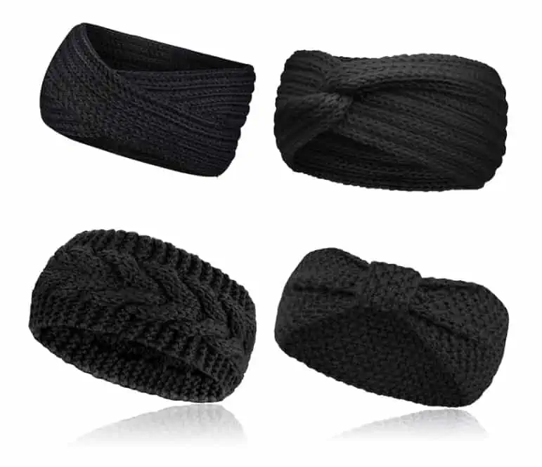 WinCret Stirnband Damen Winter – 4 Stück Warme Elastisches Kopfband für 5,49 € inkl. Prime-Versand (statt 10,89 €)