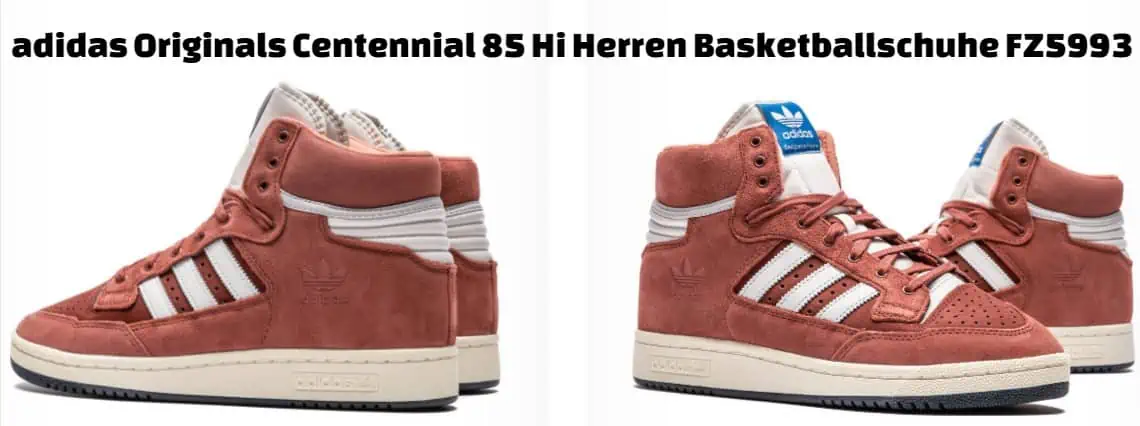 adidas Originals Centennial 85 Hi Herren Basketballschuhe FZ5993 (Gr. 37 1/3 bis 46 2/3) für 47,85 € inkl. Versand