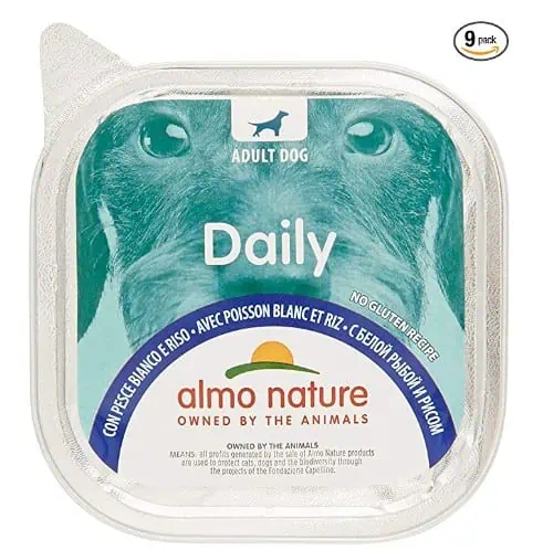 almo nature Hundefutter nass PFC Daily mit Weissfisch und Reis,300g (9er Pack/2,7 kg) ab 5,58 € (statt 13,87 €)
