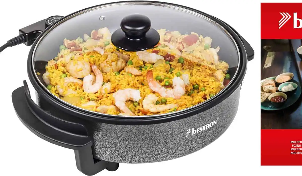 bestron Elektrische Partypfanne AHP1200 (1.500 Watt) für 20,94 € inkl. Versand (statt 26,90 €)