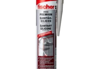 fischer DSSA Sanitaersilikon fugengrau ml