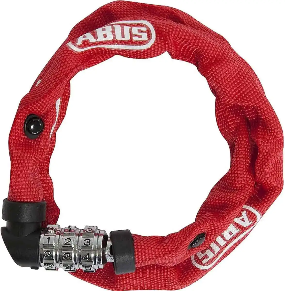 ABUS Kettenschloss 1200 Web (‎56339) – Zahlenschloss aus Spezialstahl – ABUS-Sicherheitslevel 2 Fahrradschloss (60 cm) für 9,99 € inkl. Prime-Versand (statt 14,62 €)